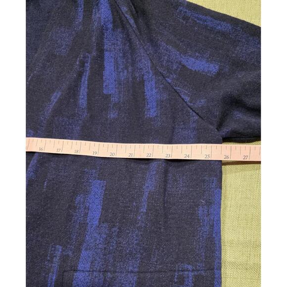 Eileen Fisher Women's Navy Blue Open Front Cardigan Coat Size 1X - Picture 7 of 9
